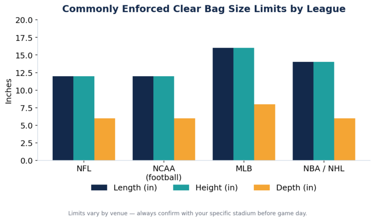 Clear Bag Policy 2026: What’s Actually Allowed at Stadiums and Arenas