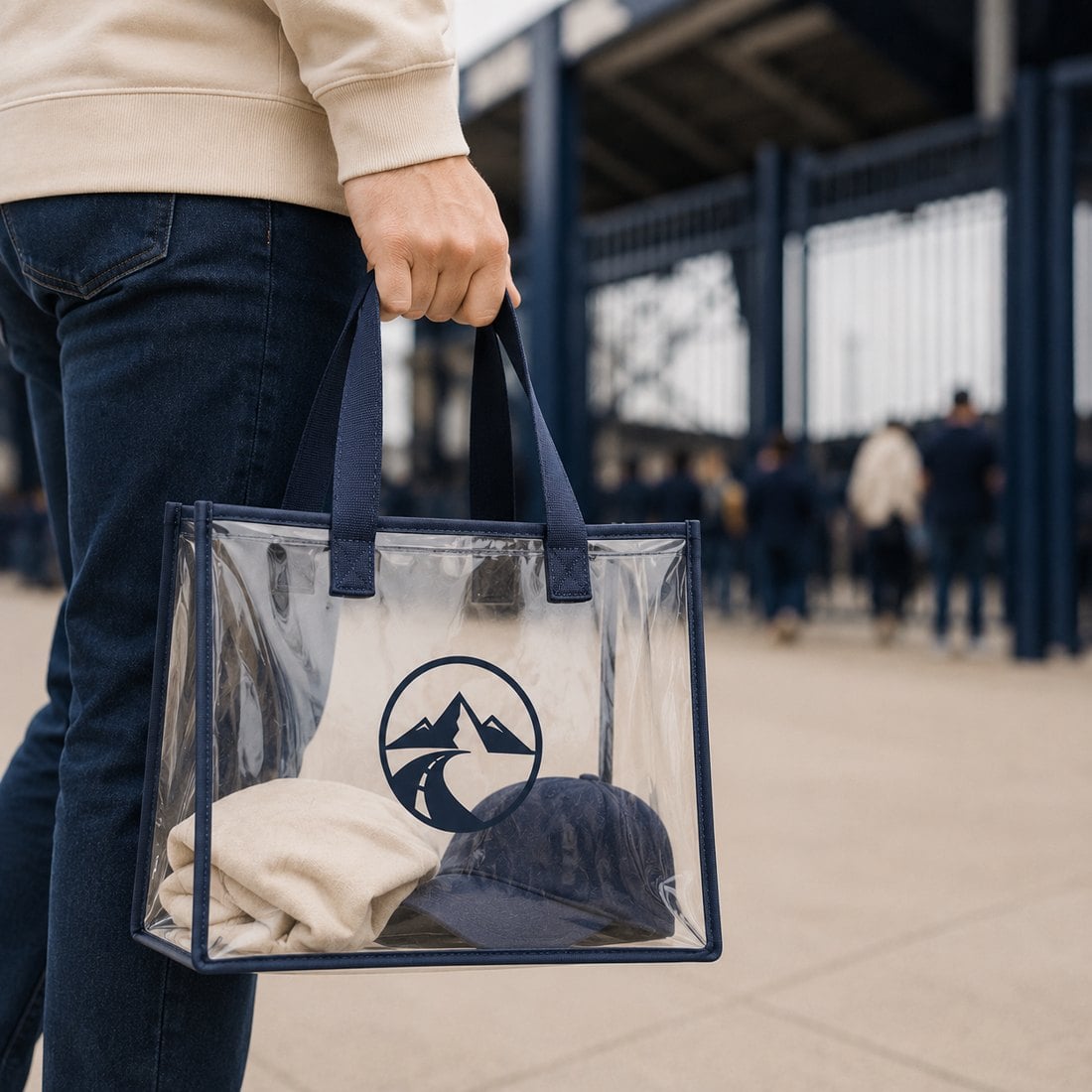 Custom clear stadium bags