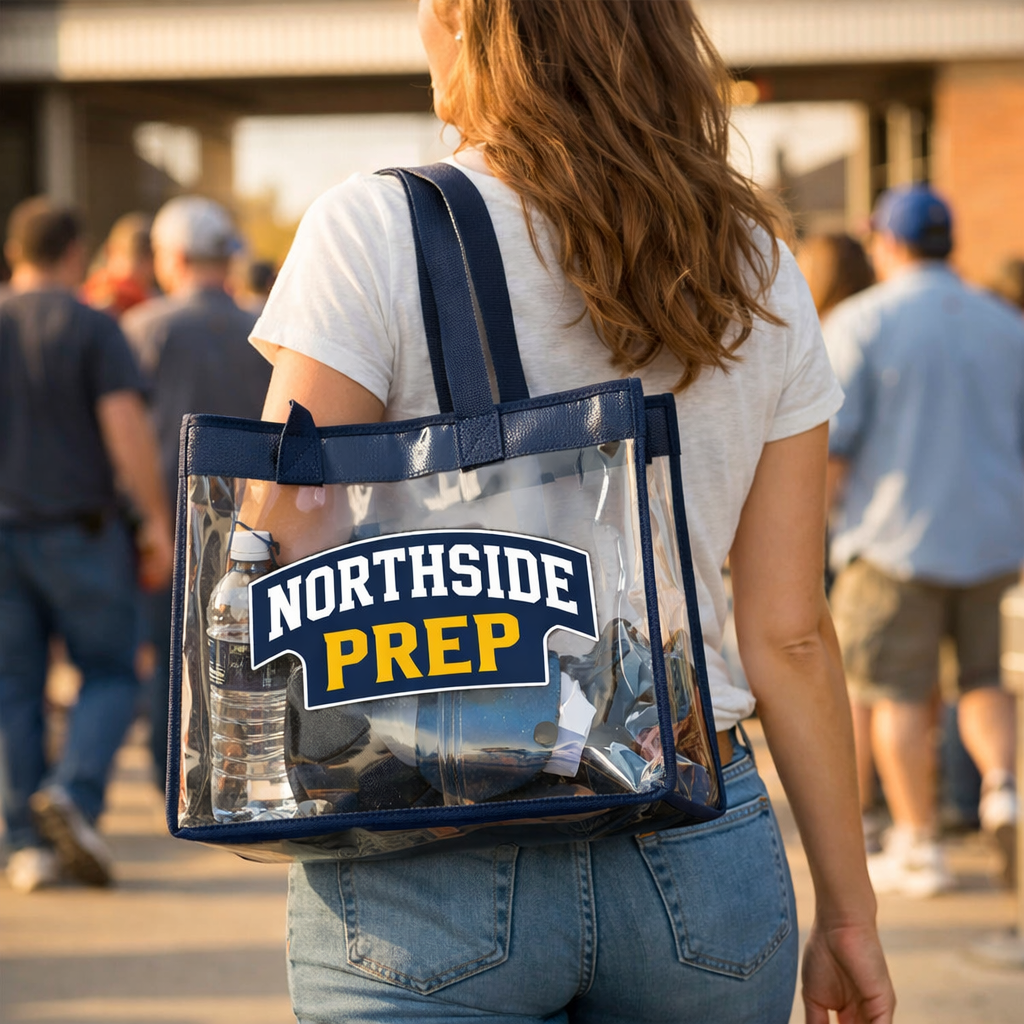 Custom clear stadium bags