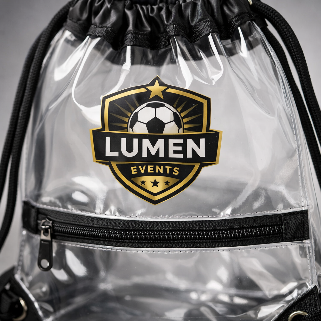 Custom clear stadium bags