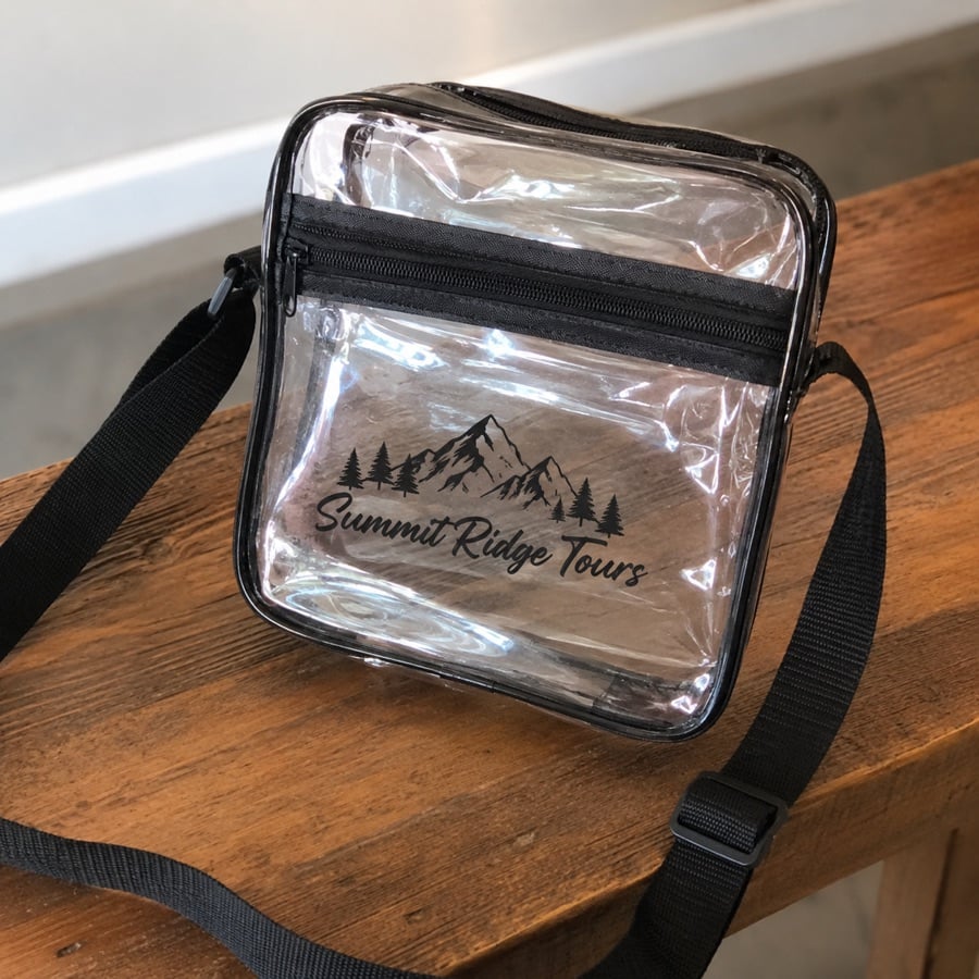 Promotional custom clear bags with company logo